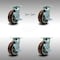 Service Caster 6 Inch SS Polyurethane Caster Set with Roller Bearings 4 Brake 2 Swivel Lock SCC SCC-SS30S620-PPUR-TLB-BSL-2-TLB-2 - alternate 1